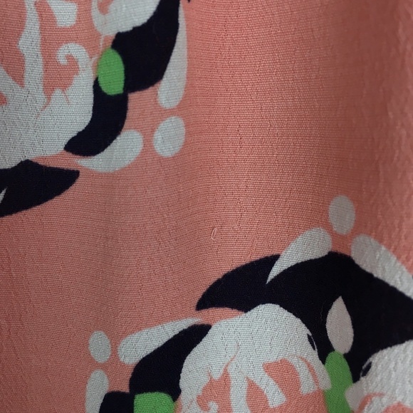 CROWN & IVY Dress Elephants Floral Medallion Boho Flutter Sleeve Mini Size Small - Picture 9 of 10